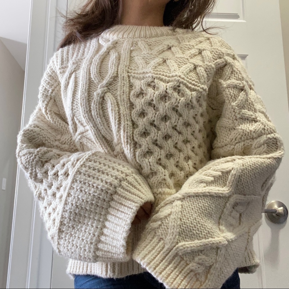 Chunky oversized sweater